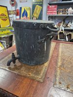 Beautiful Rare 19thC English Country House Tarnished Copper Boiler / Urn 29x29cm