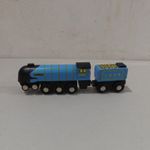Bigjigs Wooden Train Mallard LNER 4468 Engine & Tender  Compatible With Brio