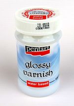 Pentart Glossy Varnish, Water Based, decoupage craft sealer 100 ml