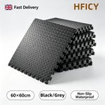 EXTRA THICK GYM FLOORING INTERLOCKING FLOOR MATS EVA SOFT FOAM MAT YOGA TILES UK