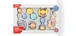 Baby Teether l Baby Rattle (BAP Free) | Gift for newborn | 8 Pcs gift