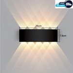 Waterproof LED Wall Lights Up/Down Modern Sconce Outdoor/Indoor Lamp IP65 UK