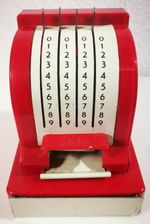 Geobra Cash Register Merchant Store Toy Cash Register Rare With 4 Digits