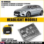 FOR MERCEDES A CLASS W177 2018-ON HEADLIGHT BALLAST CONTROL MODULE A1779003803