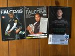 2011-2018 NEWCASTLE FALCONS v EXETER CHIEFS, 3 PROGRAMMES