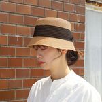 mature ha. Paper Abaca Bucket Hat (Shipped via Yu-Pack)