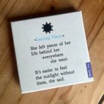 Soul Mostly True Square White Ceramic Inspirational Text Dish, Boxed 