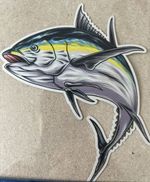 Big Game Tuna Marlin Box Stickers Car Bumper Decals Fishing Stickers