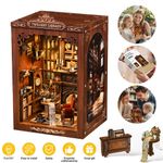 DIY Book Nook Kit for Adults |miniature House 3D Wooden Puzzle Gift Assembly Toy