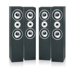 Fenton SHFT60B Black HiFi Tower Speakers - Superior Floor Standing Audio System