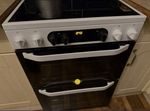 Hotpoint 60cm Ceramic Cooker HDM67V9HCW/UK , Double Oven, White (10875)