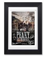 PEAKY BLINDERS CAST SIGNED POSTER BBC TV SHOW SERIES SEASON PHOTO AUTOGRAPH GIFT