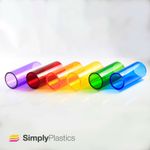 Coloured Tinted Extruded Acrylic Plastic Perspex Tube Pipe / Various Diameters