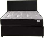 1x bed  4FT6 Double Black velvet Paris Divan Bed Including  matress