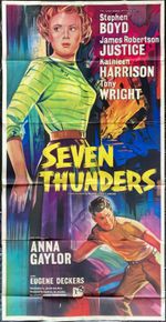 Seven Thunders ORIGINAL 3 Sheet US Movie Poster Stephen Boyd Kathleen Harrison
