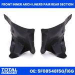 FRONT LOWER WHEEL ARCH LINER PAIR SET FOR SEAT LEON HATCHBACK MK3 2012-2016