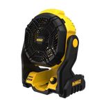 DEWALT DCE512N-XJ 18V XR Jobsite Fan Durable Cordless High Airflow 4 Hours Max