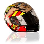 Valentino Rossi VR46 1:5 Scale Moto GP Mini Helmet Misano 2012