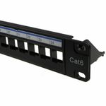 24 Port Patch Panel Load Bar for Keystone & Panel Mount Jacks with Back Bar