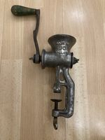 Vintage Spong & Co Model 90 Meat Grinder Cast Iron Crank Handle & Table Clamp