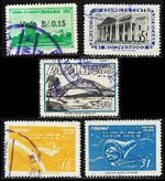 Panama 1962: Mi. No. 598 + 601 + 632 + 634 + 635° (L752)