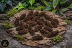 x 25 Alder Cones For Aquarium Use Natural Water Treatment Good Decoration Food