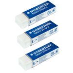 Staedtler Mars Eraser Plastic Rubber Erasers Pack of 3