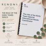 The role Of  The Early Years SENCO Printed & Bound FREE POSTAGE