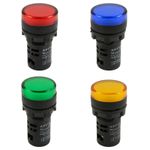 Pilot Light LED 22mm Indicator Warning Lamp Panel Mounting 220V