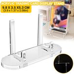 Clear Acrylic Trading Card Stands for PSA Graded Sports Cards Display Holder