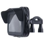 Motorcycle Handlebar Phone Holder with Sunvisor Scooters Mount Holder for Phone