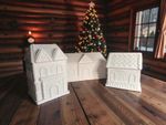 Paint Your Own Pottery-Gingerbread House Trinket-Festive Pottery Set-Gift Idea