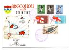 Channel Islands Brecqhou Island 1969 FDC by Wessex  Helipad