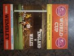 England V Wales 1973 World Cup Qualifying Football Programme 24/01/1973