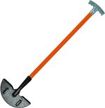 Long Handle Lawn Edger Half Moon Carbon Steel Border Cutter Orange