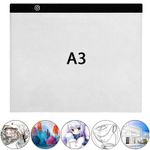 A3 Portable LED Tracing Pad Light Box for Sketching & Diamond Painting Copy