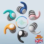 UK Noise Cancelling Comfortable 3 Layer Earplugs 40db Ear Plugs for Sleep/work