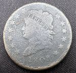 1808 Classic Head Large Cent Very Fine VF+ Corrosion, Copper US Cent Low Mint!