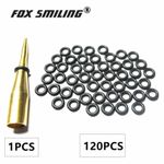 Dart Shaft Rubber O Rings for Shafts for darts - 120 Pieces - Includes TOOL