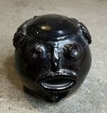 Vintage Southern Folk Art Pottery Head Art Sculptural Head Handmade Rare
