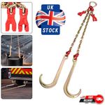 V-Assembly J Hook 1 Metre Brother Winch Chain Tow Recovery Assistance Off Road