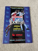 1989 Charity Shield Arsenal v Liverpool Match Programme
