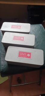 3 X SWISS ARMY  storage boxes..genuine item for shop storage 