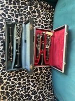 Two VINTAGE WOODEN Bb CLARINETS For Spares or Repair Besson & Boosey & Hawkes