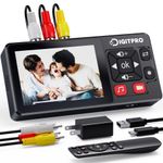 VHS to Digital Converter 2.0, HD Video to Digital Converter Recorder with Remote