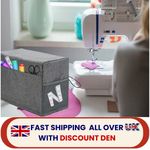 Oxford Cloth Sewing Machine Cover Dustproof Protection Cover with Storage Pocket
