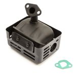 Non Genuine Exhaust Muffler & Gasket Fits Honda GX160 Engine Pressure Washer