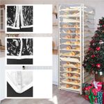 1 Bun Sheet Pan Rack Cover Transparent Dustproof Multi Tier Bakery Rack Cover