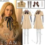 Horror Movie M3GAN Cosplay Costume Set Girls Megan AI Doll Robot Halloween UK✨ ✨