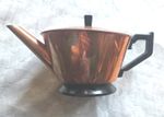 Vintage Copper Art Deco Teapot